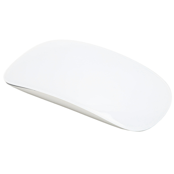 Trådlös mus Tyst Låg Decibel Uppladdningsbar Ergonomisk Portabel Touch Wheel Design Typ C Mus för hemmakontor Vit