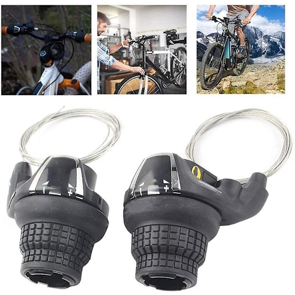 Cykel Växelset 3x6 18 Växlar Twist Cyklar Twist Batteri Strömbrytare Ersättningskit 2st, Twist Cykel Twist Växel
