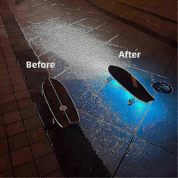 LED Lampe til Løbehjul Natkørsel Skateboarding Udstyr Tilbehør