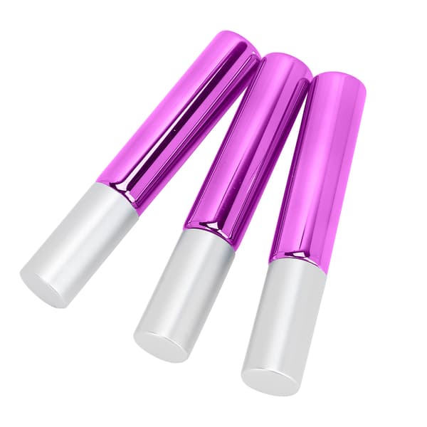 3st Parfym Rollerflaska Oljeatomizer Sprayflaska Parfymdispenserbehållare 10MLLila