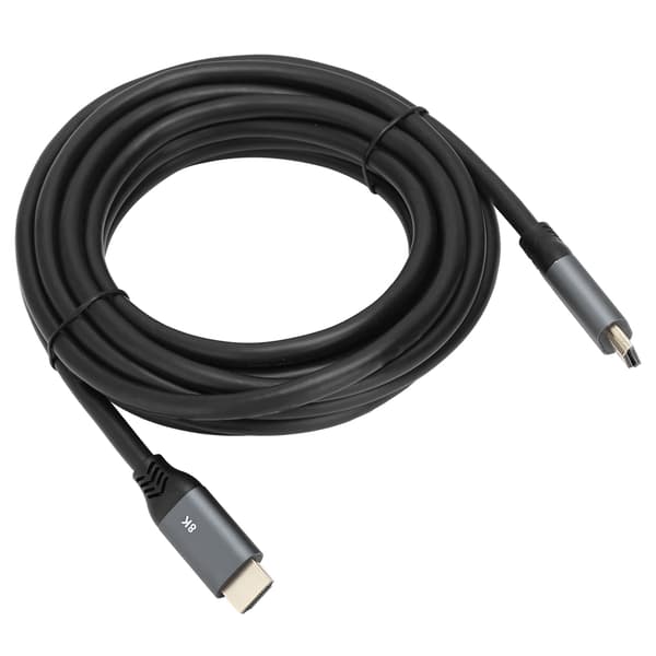 HDMI til HDMI Adapterkabel Ledning Stabil Tilbehør Transmission Flere Afskærmninger 5M