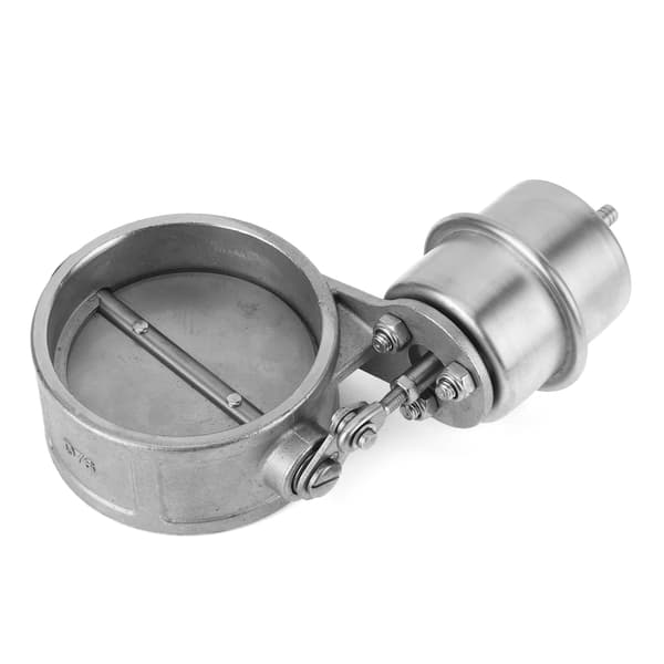 Udstødningskontrolventil lukket ved neutralt tryk rustfrit stål passer til 3 tommer/76 mm udvendig diameter rør