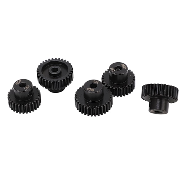48DP 0,53M Tandhjulssæt 3,175mm Aksel Metal Motor Gear til 1/10 Modelbil 28T 29T 30T 31T 32T