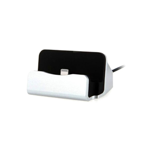 USB-lader dokkingstasjon ladestasjon for mobiltelefon skrivebordsbase for iPhone