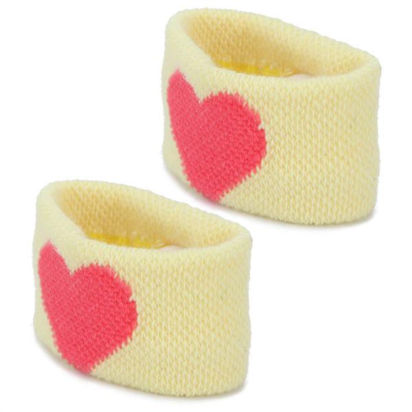 Resesjuka handledsband Anti illamående Armband band gult hjärta form mönster