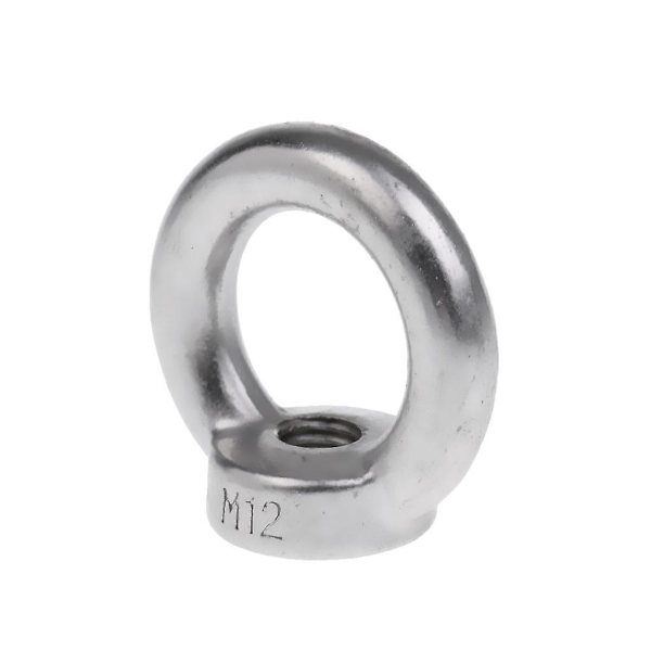 2 x M6/M8/M10/M12-M22 304 Rostfritt Stål Lyftögla Mutter Ringformade Muttrar 12mm