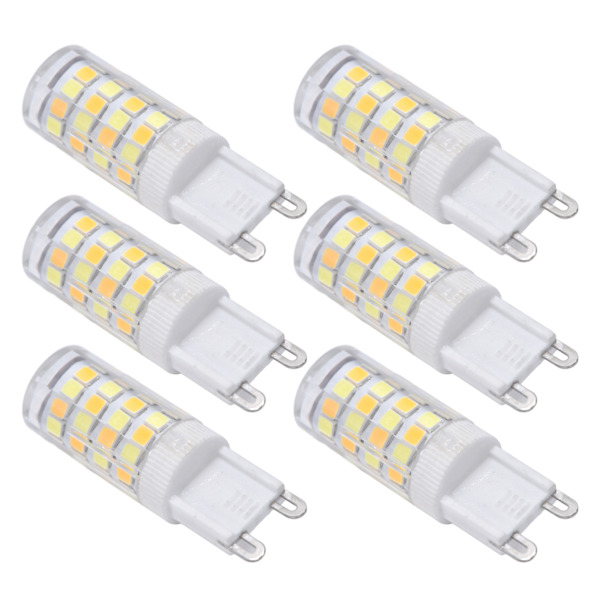 10 kpl G9 220 V LED-lamppu Himmennettävä keraaminen LED-polttimo Vaihda halogeenilamppu ChandelierG9 5W 52LED