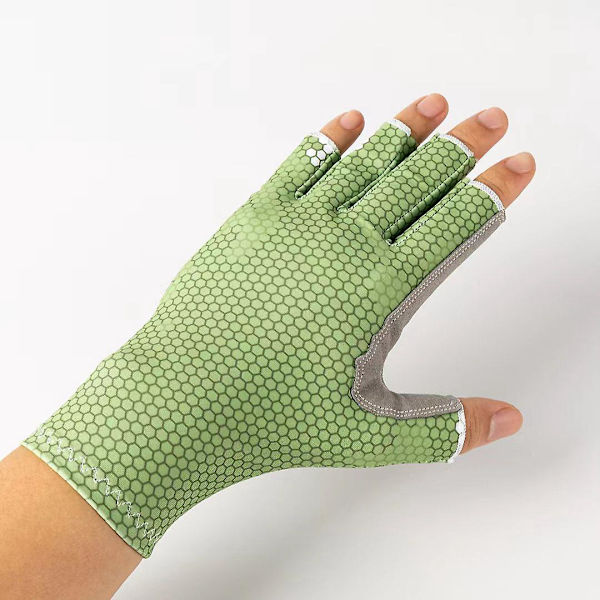 Kamuflage Fiskerihandsker - Silikon Anti-slip Design, Komfortable og Åndbare, Solbeskyttelse (2 stk)