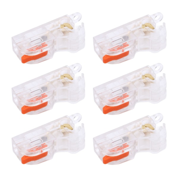 10 stk Quick Wire-kontakt 1-i-1 ut-leder terminalblokk for elektrisk kontroll husholdningsapparater 250V 32A