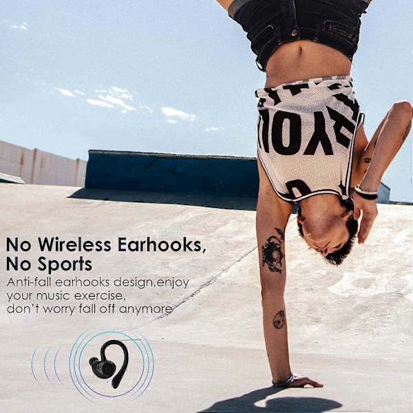 2025 Uudet Bluetooth-kuulokkeet Urheilu IPX7 Vedenpitävät Urheilukuulokkeet Langattomat In Ear 36 tuntia toistoaikaa HiFi