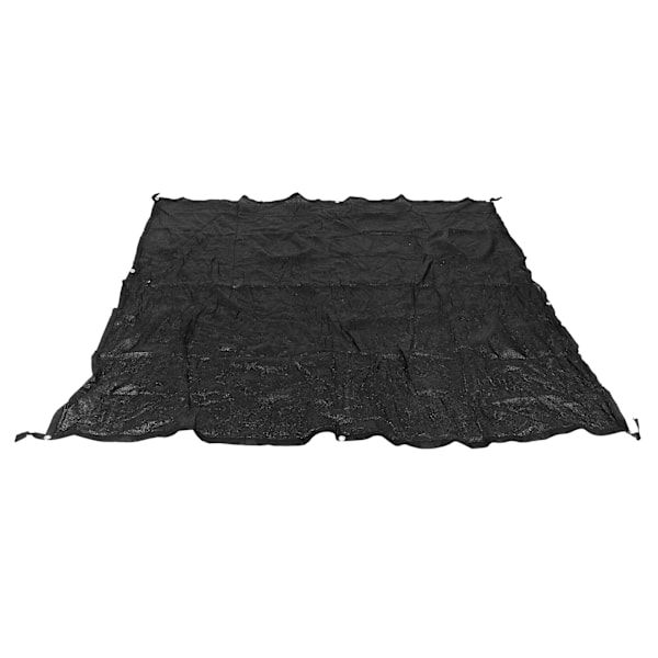 Skuggnät Solskydd Dammskydd Solskydd Växthus Balkong Gård Solskydd Tillbehör 2 x 2m Svart 6 Stygn