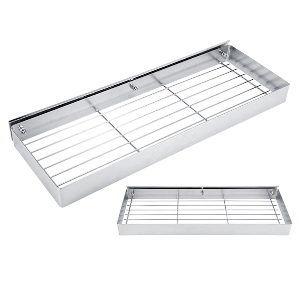 304 Rostfritt Stål Väggmonterad Kryddflaskhållare Hylla Organizer Kök Tillbehör 42cm