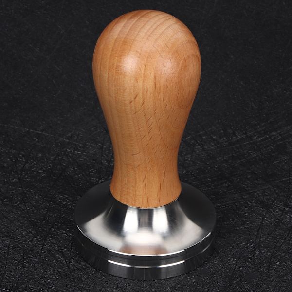Kotitoimisto Ruostumaton Teräs Kahvi Tamper Kahvijauhe Tamppaustyökalu Kahvalla 58mm