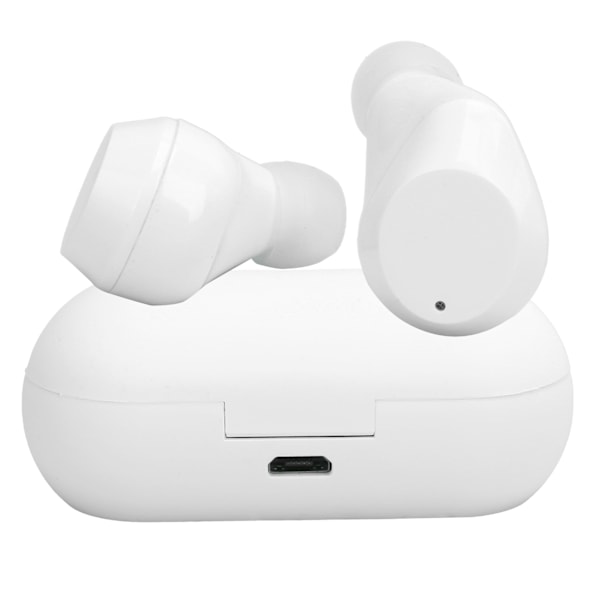N70 Bluetooth 5.0 øretelefon trådløs IPX5 vanntett hodesett håndfri øretelefon (hvit)