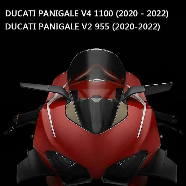 Ducati Panigale V2 V4 959 1299 Motorcykel Sidospeglar - Justerbara Roterande Vindvinge Backspeglar