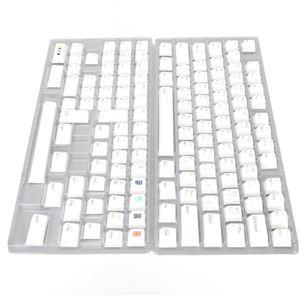 136 tangenter PBT med originalhöjd, bra hållbarhet och bekväm känsla, tangentbordssats för DIY mekaniskt tangentbord PS