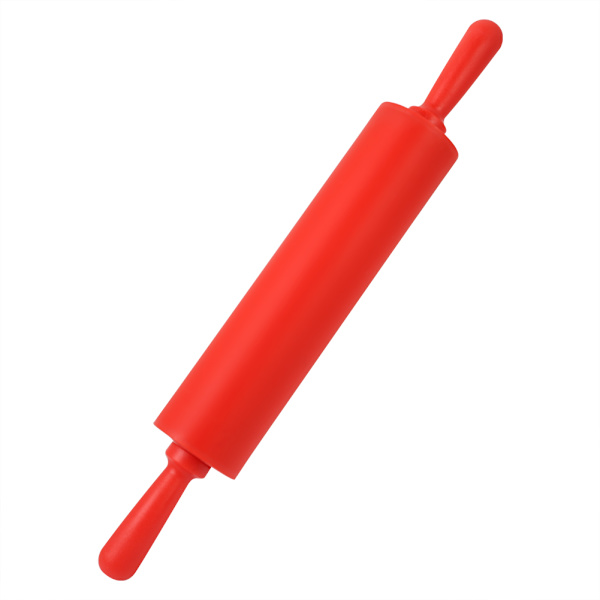 Färgglad silikonkavelrestaurang Hembakat bröd Cookie Dough Roll Tool (röd)