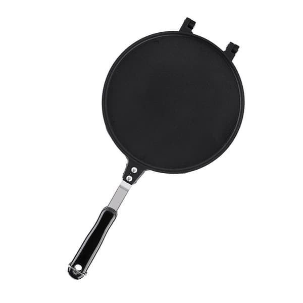 Kjøkken Gass Non-Stick Egg Roll Vaffelkjegle Maker Panne Form Press Plate Bakeverktøy
