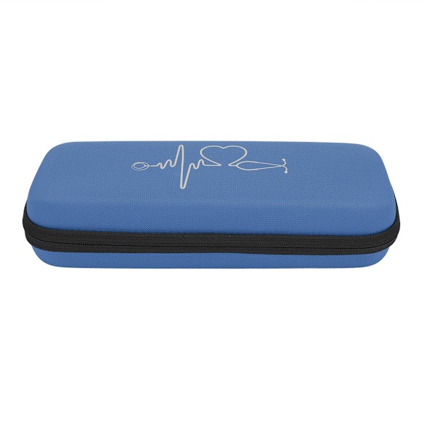 Portable Household Stethoscope Storage Box Organizer Case Storage Bag ContainerDark Blue