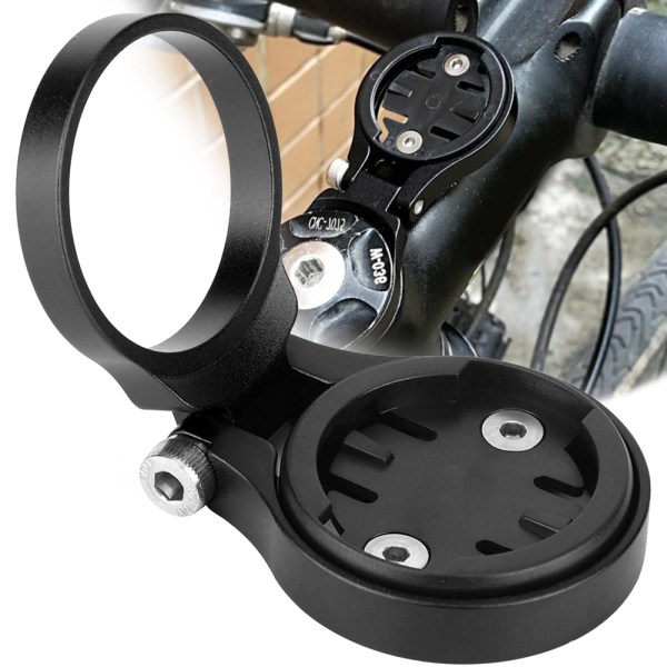 Cykelcykel justerbar holder til stangmontering til Garmin Edge 1000 820 810 520 Computer GPS (sort)