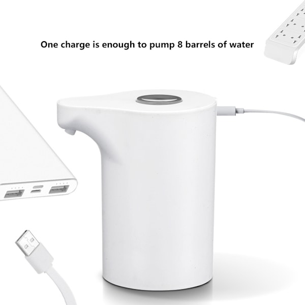 USB-laddad elektrisk automatisk fatpump för vattenbehållare, pump för hem- och kontorsbruk