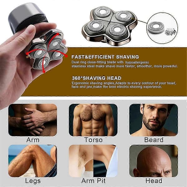 Ersättningsrakhuvuden för Pitbull Gold PRO Silver PRO Diamond PRO - 2-pack professionella rakhuvuden