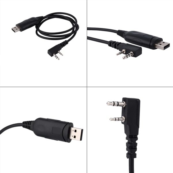 USB ohjelmointikaapeli UV 5R lyijyradiot radiopuhelimet BaoFeng Wanhua Kenwoodille