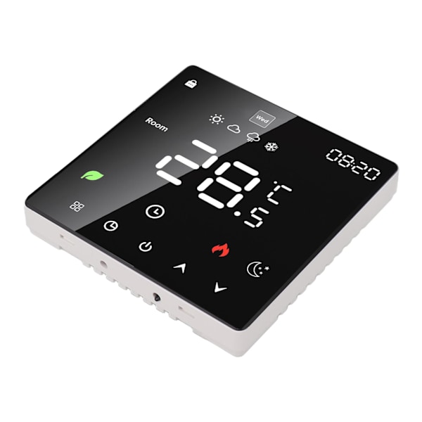 3A Digital Termostat med LCD-skærm Smart Programmerbar Termostat med Touchscreen Hydronisk Kedel Termostat AC 90V‑240V WiFi