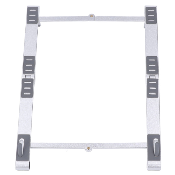 Sammenleggbart Laptop Stativ Multi Høyde Justering Anti Skli Ergonomisk Laptop Stativ for Mobiltelefon Tablet Laptop Sølv