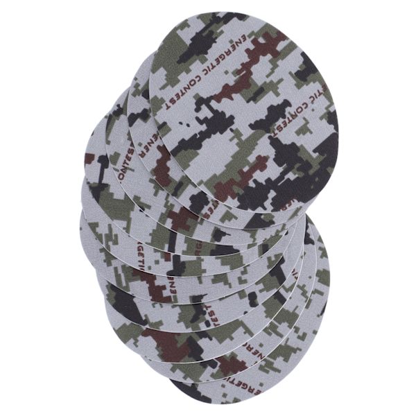 10 st kamouflagekläder Patches Kläderreparation dekorationssats för byxor dunjacka dekoration