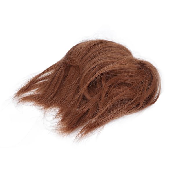 Smutsigt bulle hårbit rufsig Updo Extensions Wavy Wrap hästsvans Hårstycken för kvinnor GirlsQ17-30#