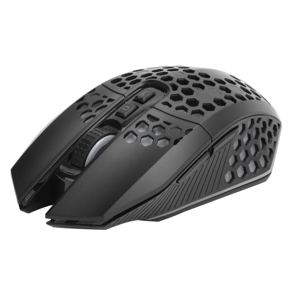Mute laddningsmus Trådlös RGB Luminous Hollow Gaming 2,4GHz datortillbehör X801Black