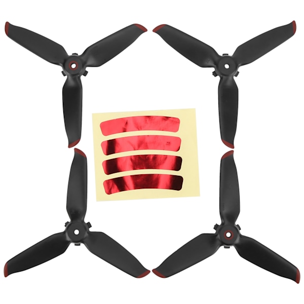 4 stk 5328S hurtigutløserpropeller for DJI FPV Drone Tilbehør Padleblad Erstatning Rød