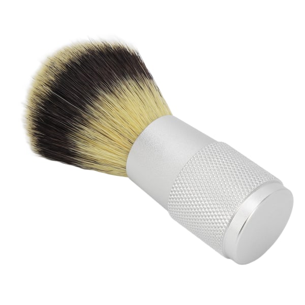 Barberbørste Håndtag af aluminiumslegering Hurtigttørrende professionel syntetiske børster barberbørste til mænd
