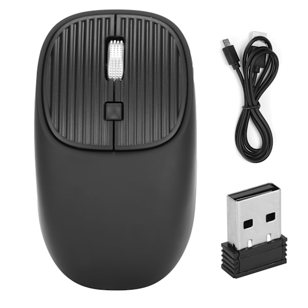 Trådløs mus 2.4G ergonomisk mute bærbar forretningskontor computertilbehør