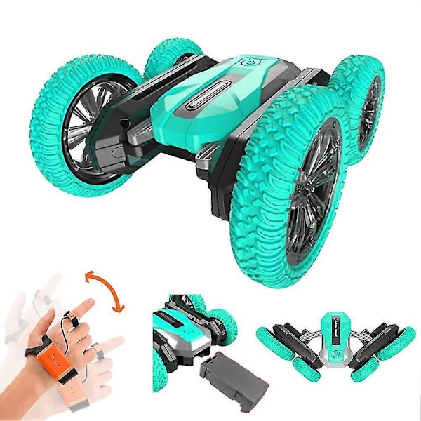 Kaksitoiminen RC-stunttiauto eleohjauksella, 2.4G kauko-ohjattava valo- ja musiikkiauto - CNJR 03 Yksi tila