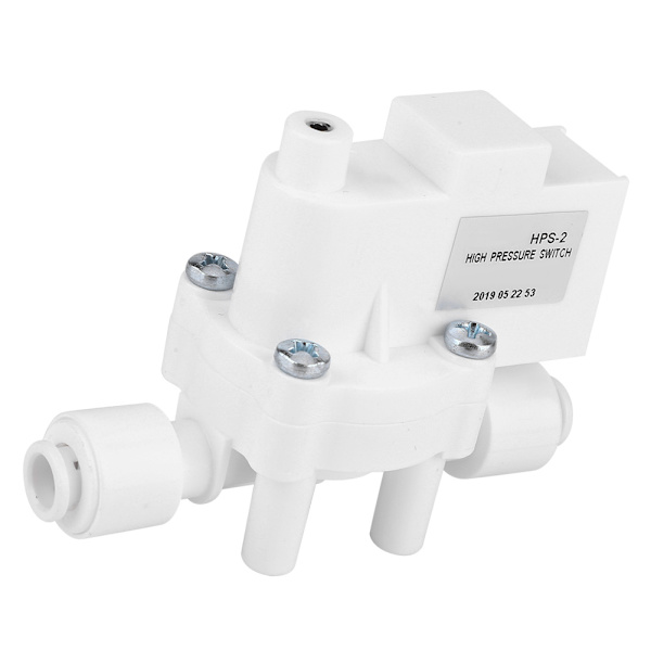 1/4" DC 24V højtrykskontakt til pumpe RO-vandfittere Omvendt osmosetank 0,25 MPa Action