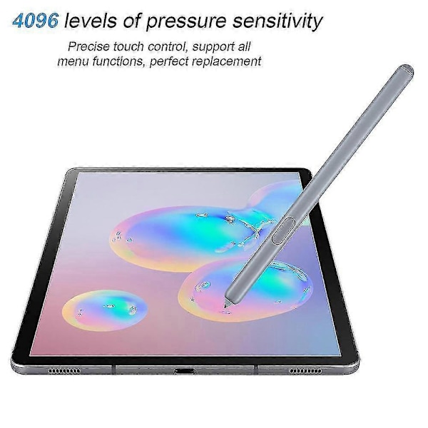 Grå Stylus Pen til Samsung Galaxy Tab S6 / T860 / T865 - Høj Præcision og Sensitivitet Grå
