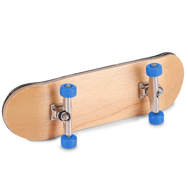 1 st lönn trälegering greppbräda finger skateboards med låda minska tryck presenter mörkblå