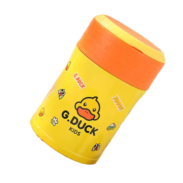 520 ml isolerad matbehållare 316 rostfritt stål termisk Bento behållare burk bred mun matbehållare för studenter arbetare gul