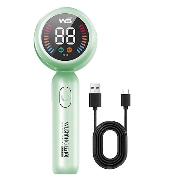 Fabric Shaver Kläder Luddborttagare USB Uppladdningsbar Grön