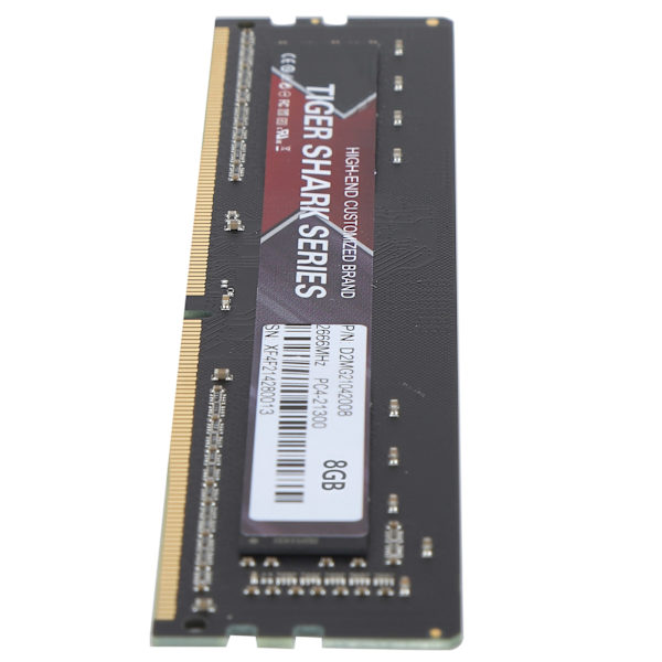 DDR4 RAM Sleek Aluminium Højtydende PCB DDR4‑2666MHz PC4‑25600 Desktop Hukommelse 8GB