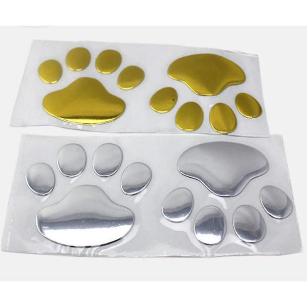 12-osainen set kultaisia ​​autotarroja
