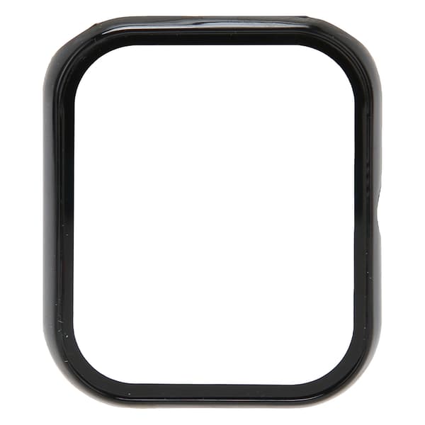 Ur Proetction Cover PC Hærdet Glas Fuld Dækning Urskærm Etui til Haylou RS4 Sort