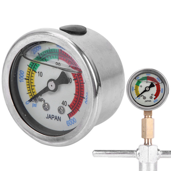 0-6000PSI 0-40MPa Luftpumpe Manometer Tauchausrüstung Manometer Messen