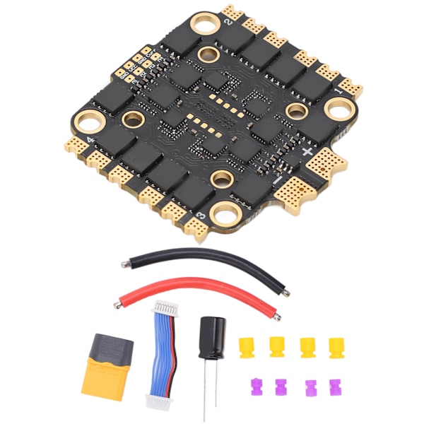 HAKRC 4 in 1 ESC 45A Electronic Speed Controller with Double Hole Spacing for FPV RC Drone