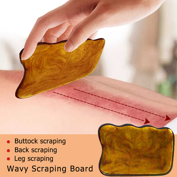 Gua Sha skrapa massageverktyg Gua Sha bräda skrapa verktyg för ansikte och kropp