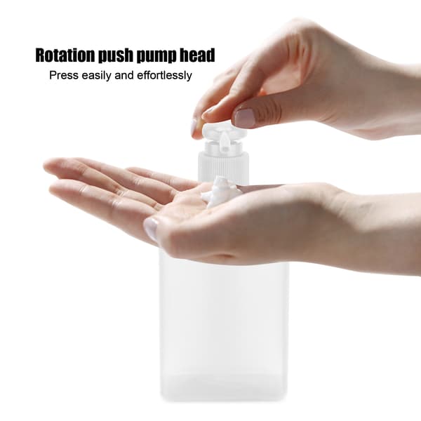 3 st 150 ml pumpflaskor Tomma flytande handtvålsbehållare Plastpressflaskor för kök badrum