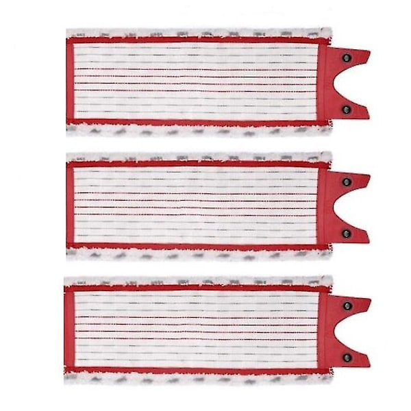3 st/lot för Vileda Edelweiss Mopp 1-2 Spray Mopp Ersättning Mikrofiber Refill Mopp Pad-B10