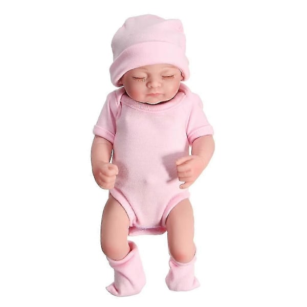 Babydocka Mjuk Silikon Vacker Livslik Söt Pojkdocka